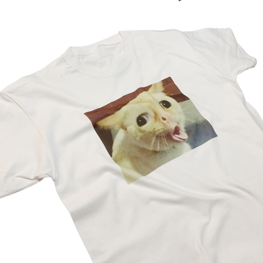 Cat Meme T-Shirt Gagging Cat