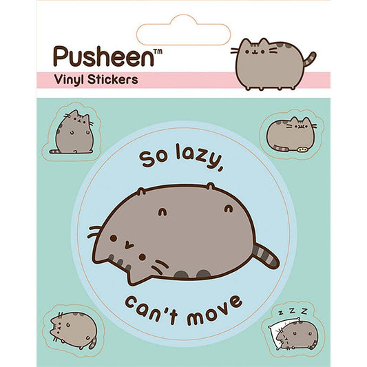 Pusheen (Lazy) Vinyl Sticker Set