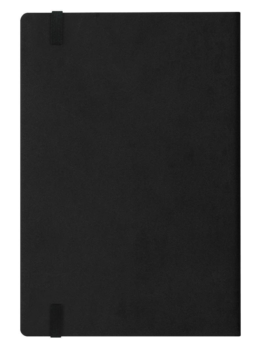 Spooky Cat Tarot The Devil Black A5 Hard Cover Notebook