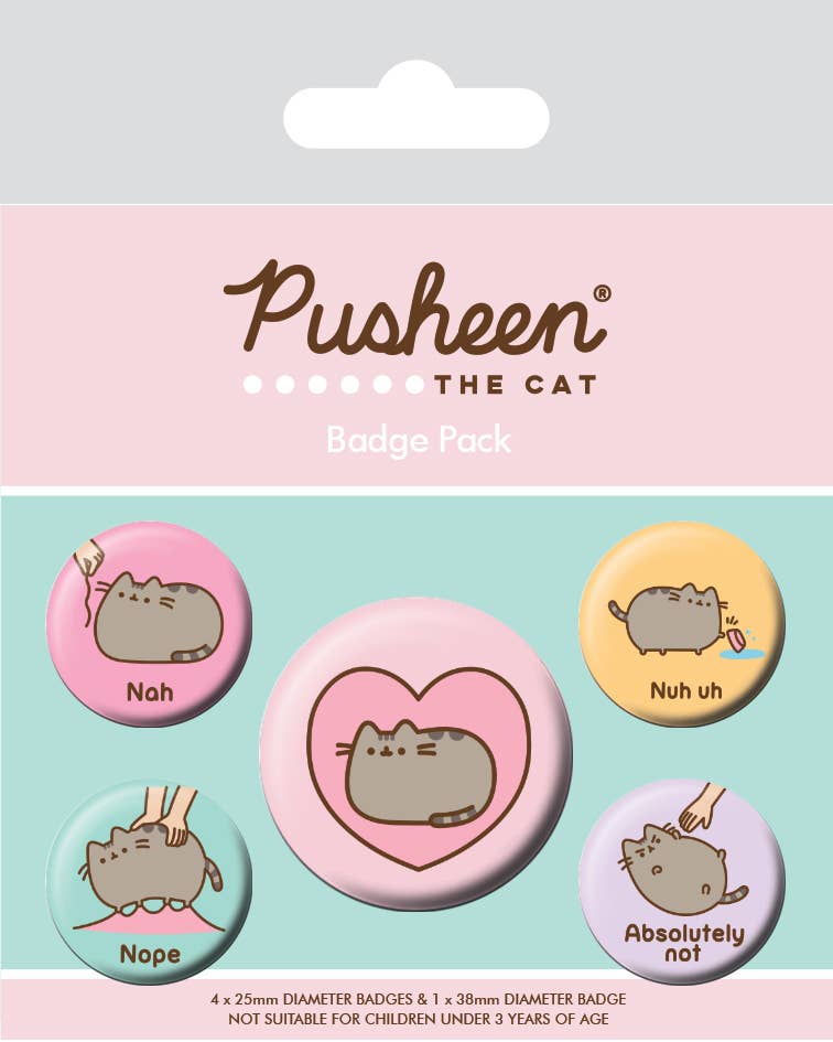 Pusheen (Nah) Badge Pack