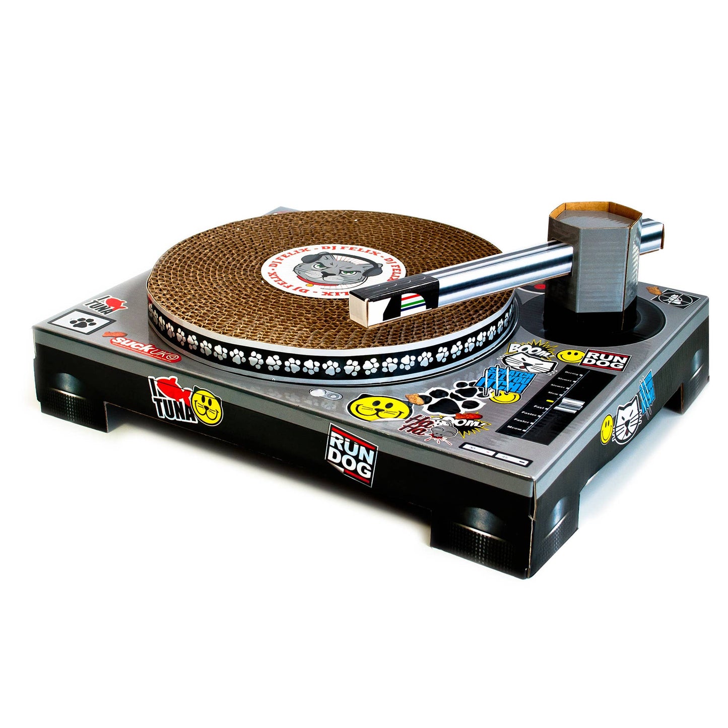 Cat scratch DJ decks