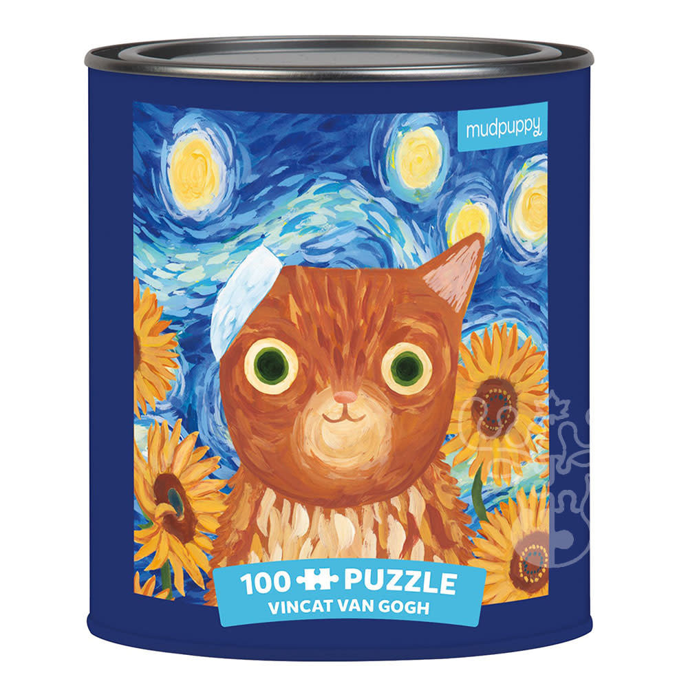 Artsy Cat Tinned Puzzle