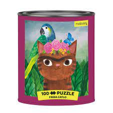 Artsy Cat Tinned Puzzle