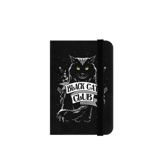 Mini Notebook Black Cat Club