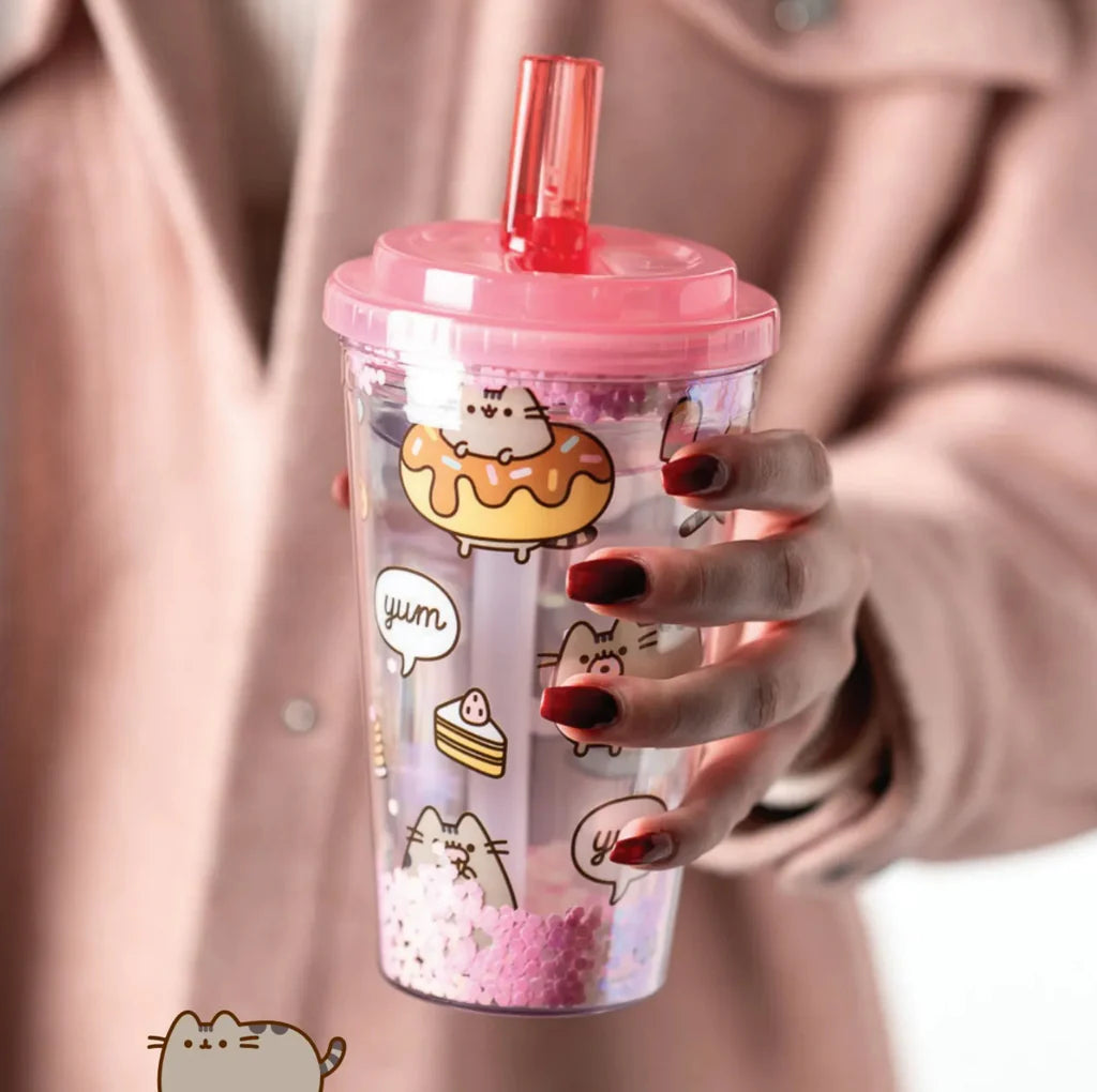 Pusheen Foodie Double Walled Cup and Straw