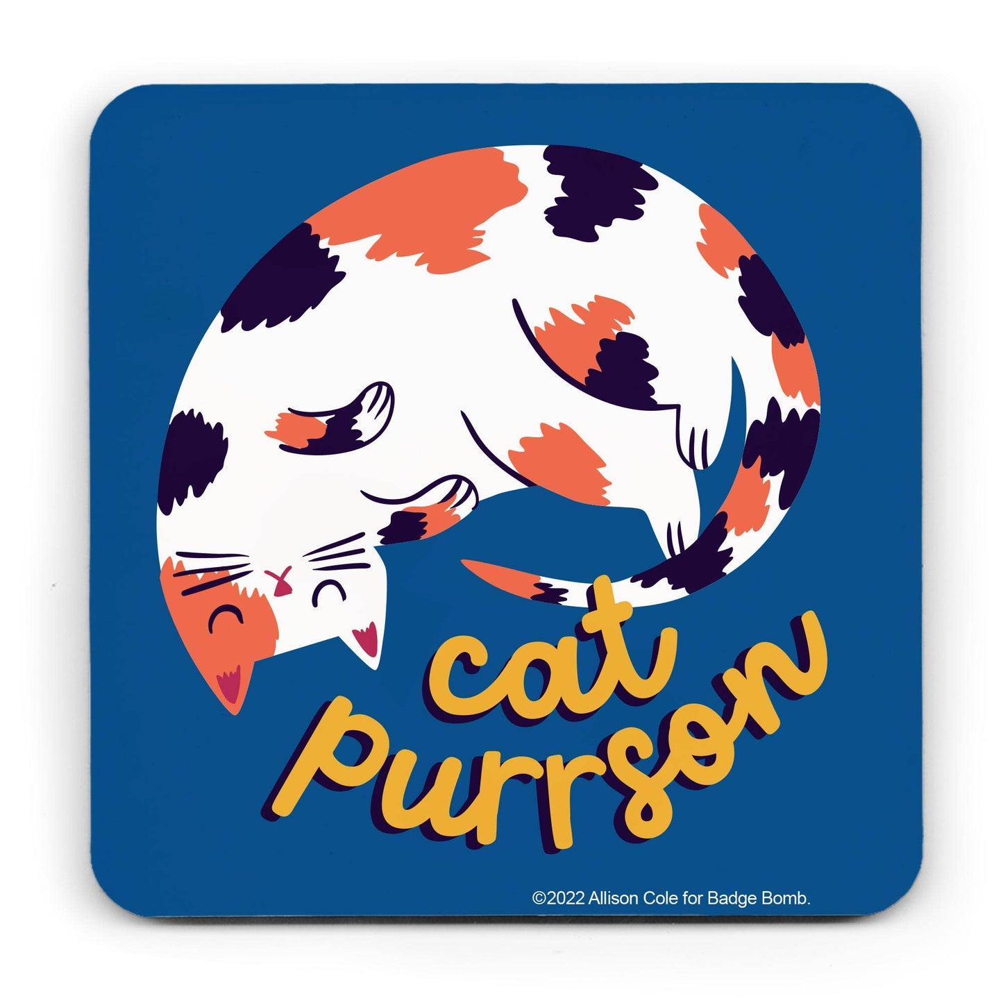 Cat Purrson Coaster