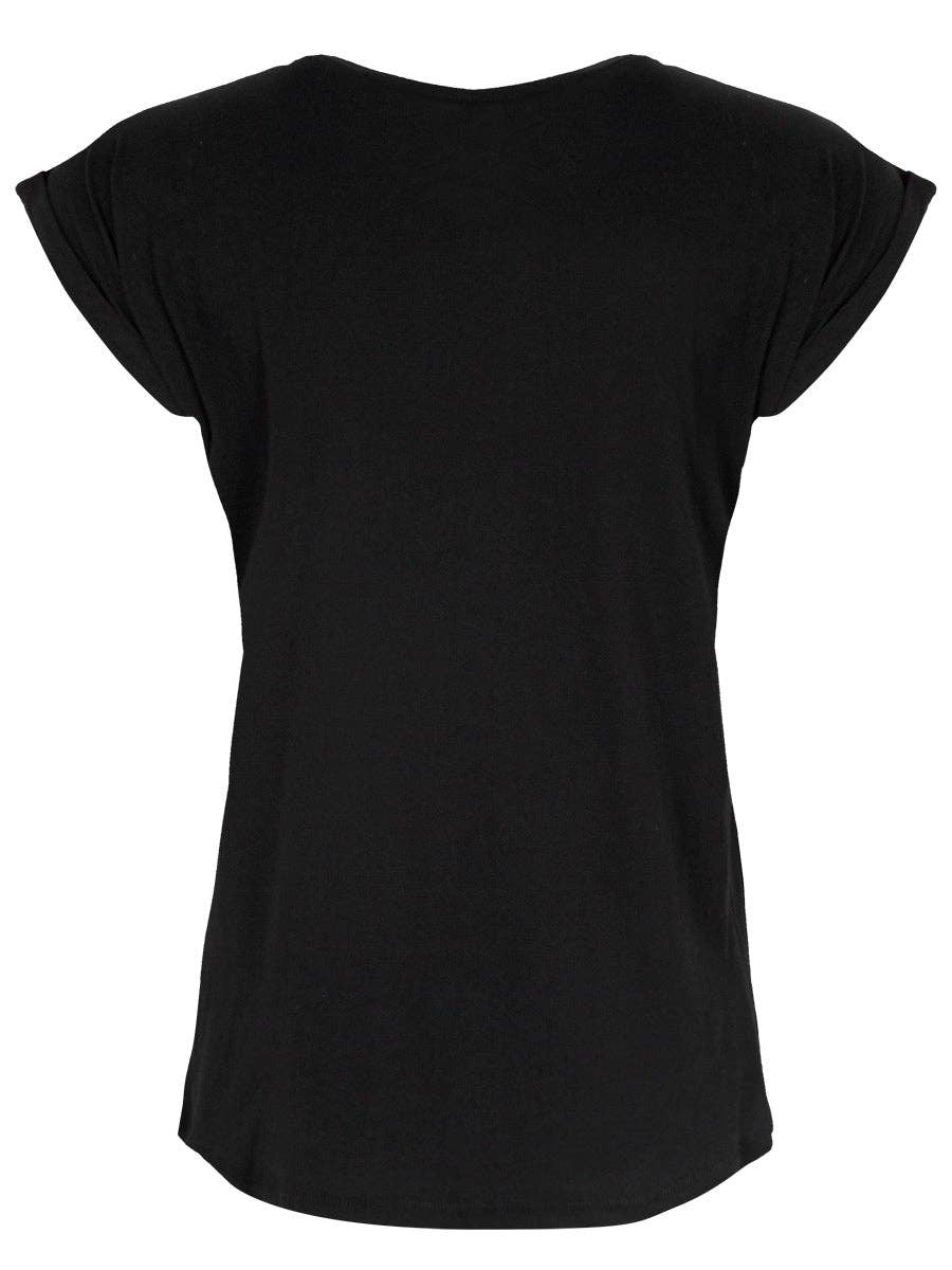 Black Cat Club Ladies Black T-Shirt